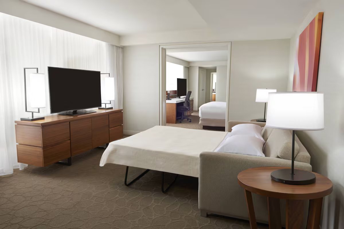 Deluxe Guest Room at Delta Hotels by Marriott Toronto Airport