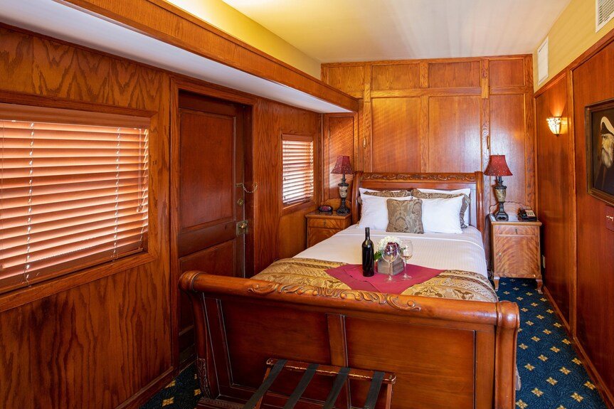 Guest Room at Delta King Hotel