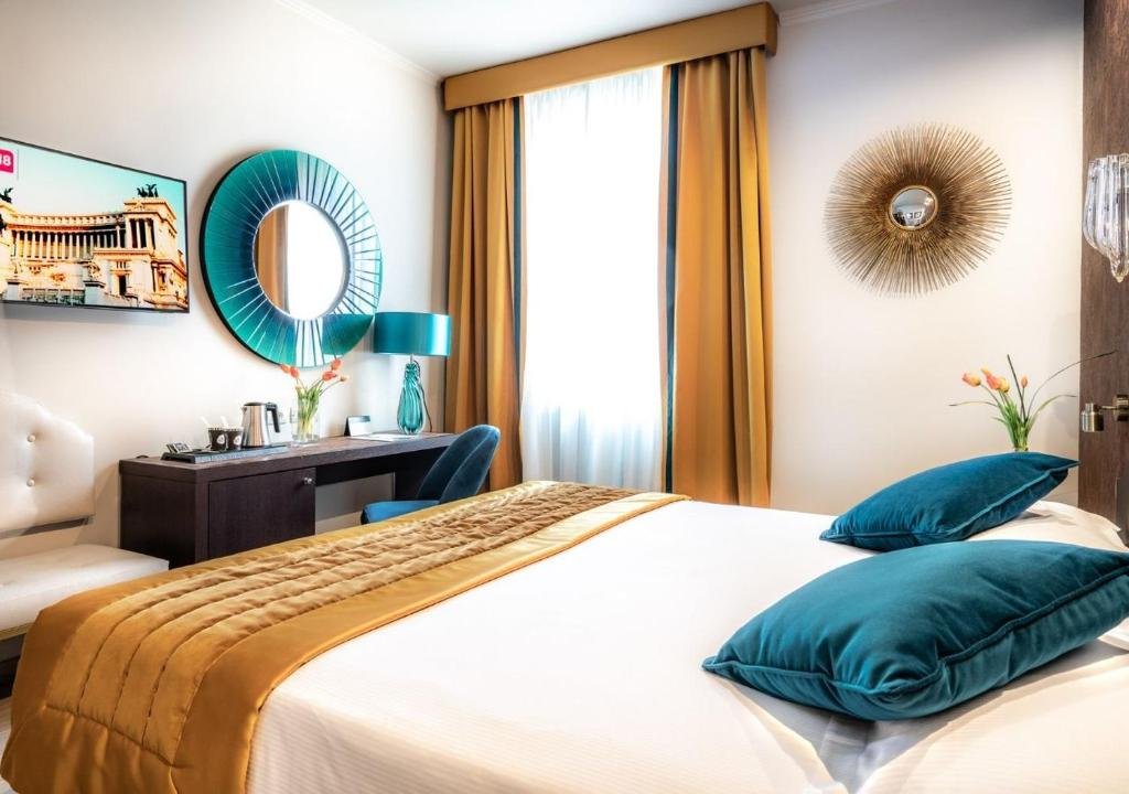 Guest Room at FH55 Grand Hotel Palatino Rome