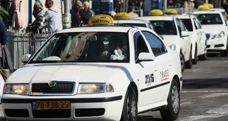 Luxury taxi at airport